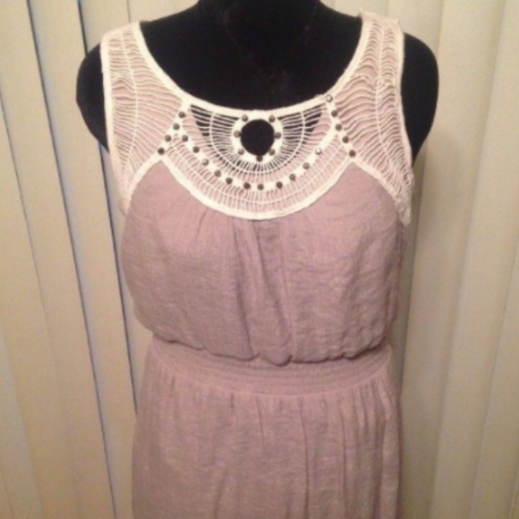 AB Studio Sleeveless Long Summer Dress size M - Picture 3 of 8